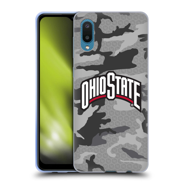 Ohio State University Logo Light Camou Soft Gel Case for Samsung Galaxy A02/M02 (2021)