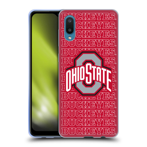 Ohio State University Logo Outline Buckeyes Soft Gel Case for Samsung Galaxy A02/M02 (2021)