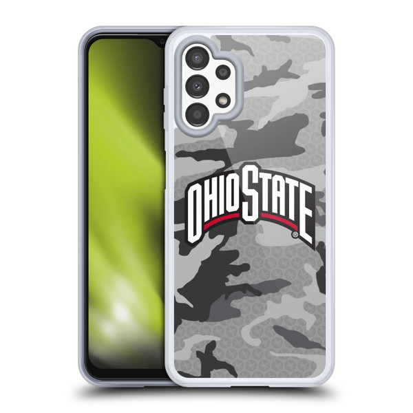 Ohio State University Logo Light Camou Soft Gel Case for Samsung Galaxy A13 (2022)