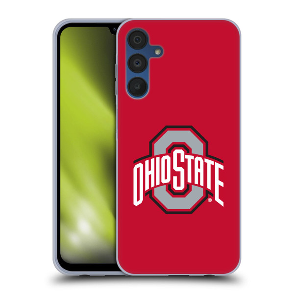Ohio State University Logo Plain Soft Gel Case for Samsung Galaxy A15 & MagSafe