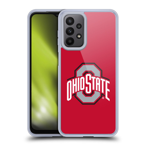 Ohio State University Logo Plain Soft Gel Case for Samsung Galaxy A23 / 5G (2022)