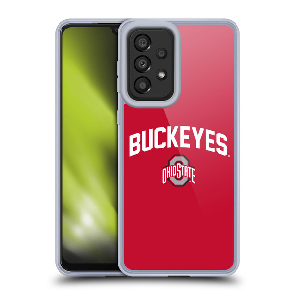 Ohio State University Logo Buckeyes Soft Gel Case for Samsung Galaxy A33 5G (2022)