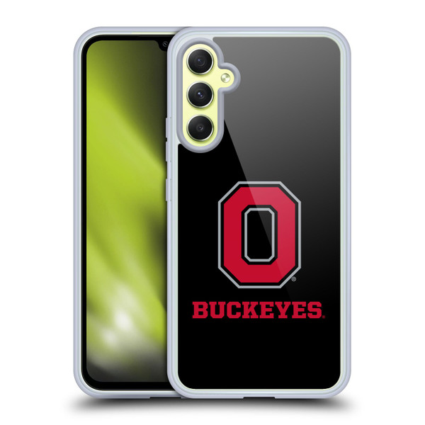 Ohio State University Logo Black Soft Gel Case for Samsung Galaxy A34 5G