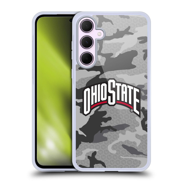 Ohio State University Logo Light Camou Soft Gel Case for Samsung Galaxy A35 5G