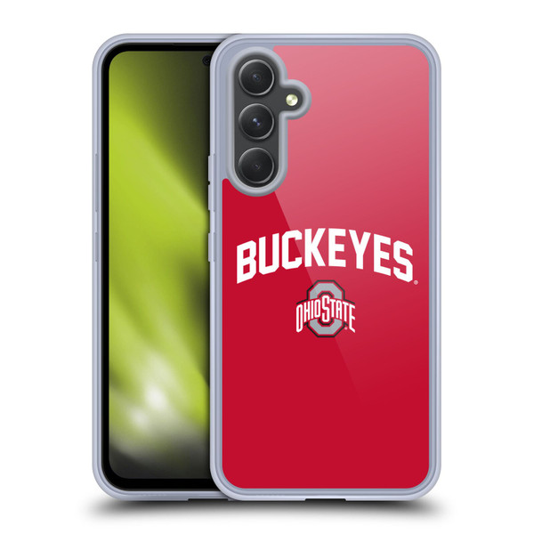 Ohio State University Logo Buckeyes Soft Gel Case for Samsung Galaxy A54 5G