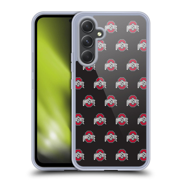 Ohio State University Logo Pattern Soft Gel Case for Samsung Galaxy A54 5G