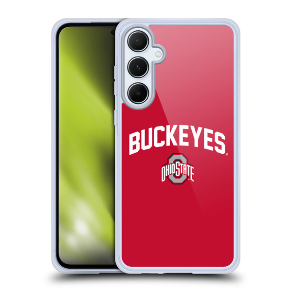 Ohio State University Logo Buckeyes Soft Gel Case for Samsung Galaxy A55 5G