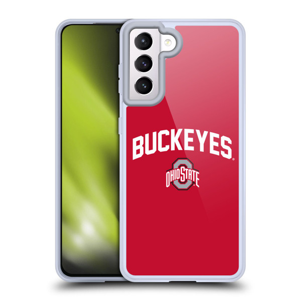 Ohio State University Logo Buckeyes Soft Gel Case for Samsung Galaxy S21 5G & MagSafe