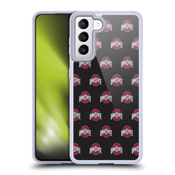 Ohio State University Logo Pattern Soft Gel Case for Samsung Galaxy S21 5G & MagSafe