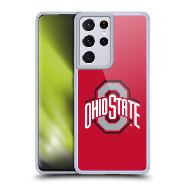 Ohio State University Logo Plain Soft Gel Case for Samsung Galaxy S21 Ultra 5G & MagSafe
