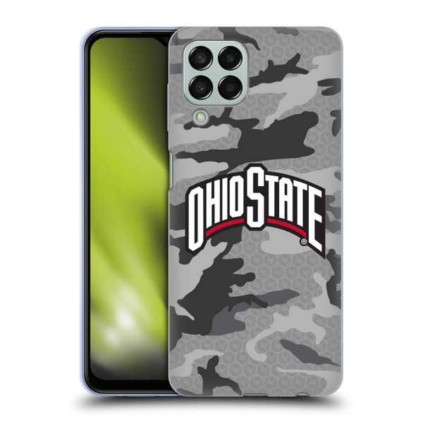 Ohio State University Logo Light Camou Soft Gel Case for Samsung Galaxy M33 (2022)