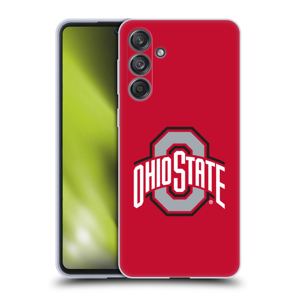 Ohio State University Logo Plain Soft Gel Case for Samsung Galaxy M55 5G