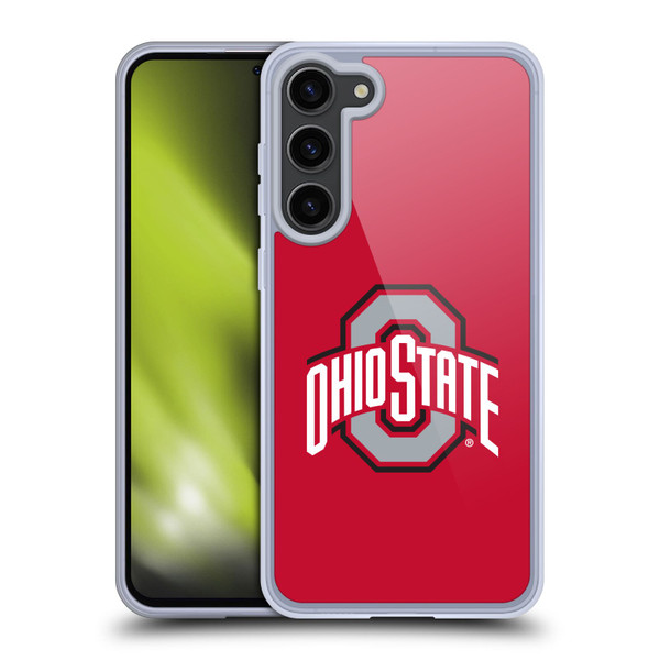 Ohio State University Logo Plain Soft Gel Case for Samsung Galaxy S23+ 5G & MagSafe