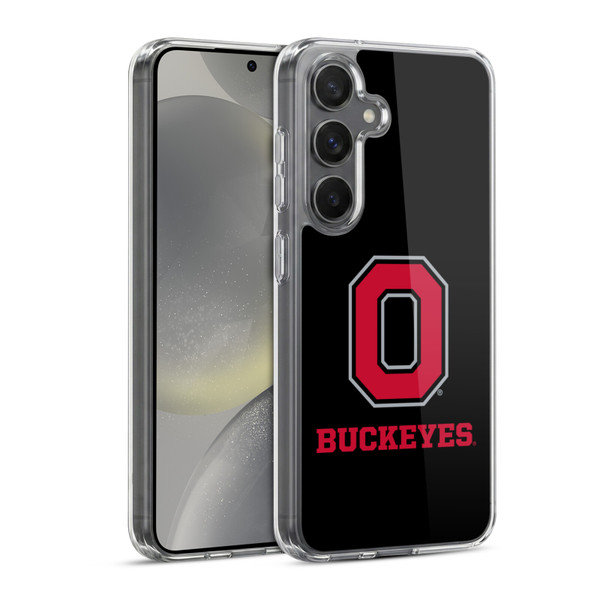 Ohio State University Logo Black Soft Gel Case for Samsung Galaxy S24 5G & MagSafe