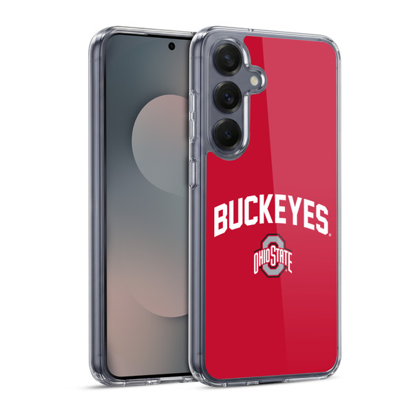 Ohio State University Logo Buckeyes Soft Gel Case for Samsung Galaxy S25 & MagSafe