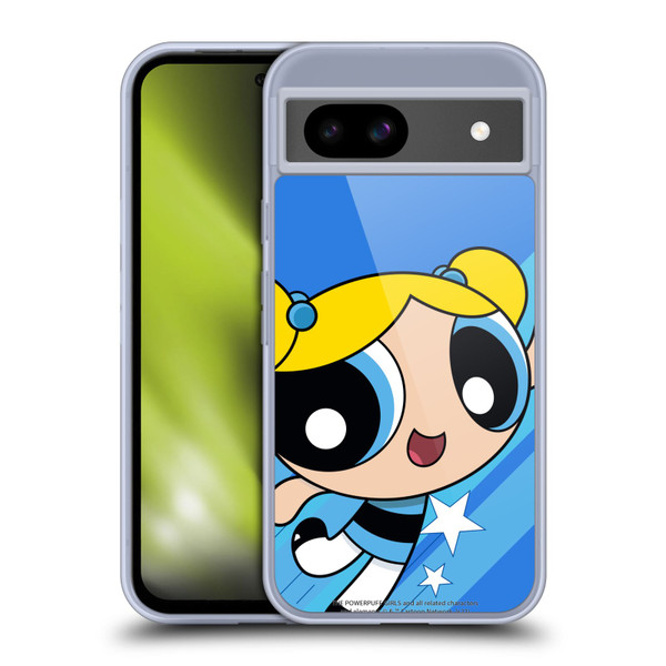 The Powerpuff Girls Graphics Bubbles Soft Gel Case for Google Pixel 8a