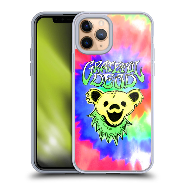 Grateful Dead Trends Bear Tie Dye Soft Gel Case for Apple iPhone 11 Pro & MagSafe