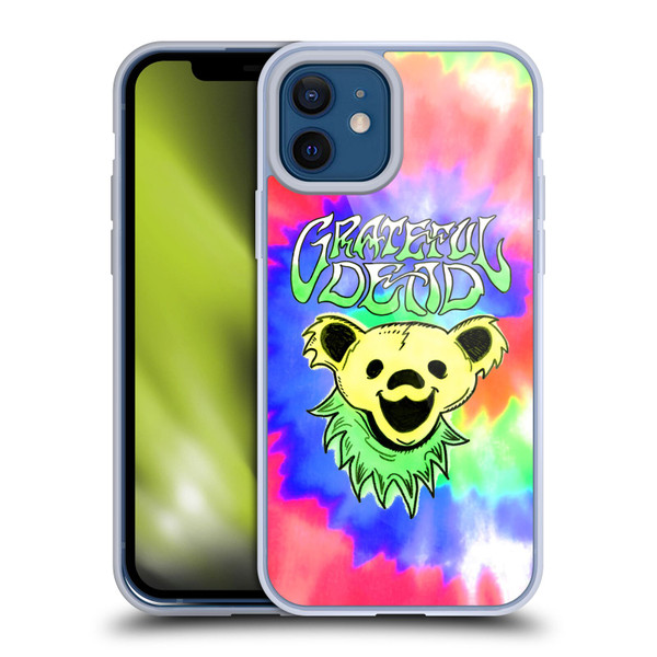 Grateful Dead Trends Bear Tie Dye Soft Gel Case for Apple iPhone 12 / iPhone 12 Pro & MagSafe