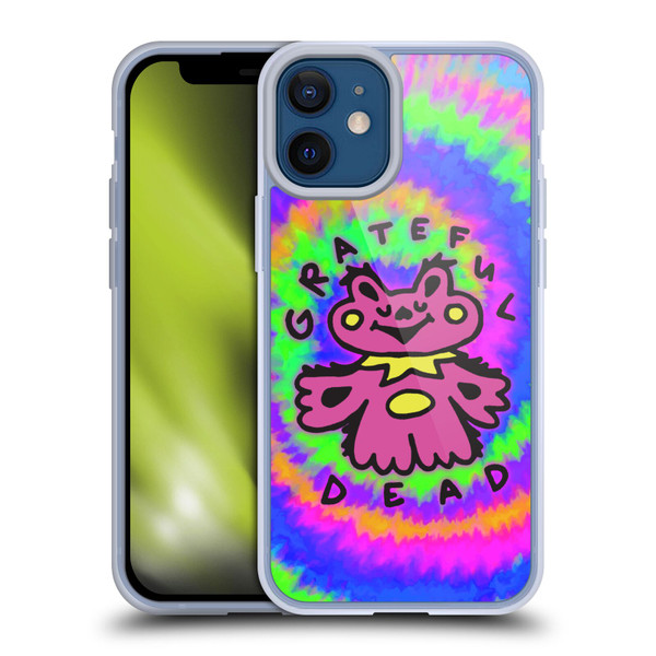 Grateful Dead Trends Dancing Bear Colorful Soft Gel Case for Apple iPhone 12 Mini & MagSafe