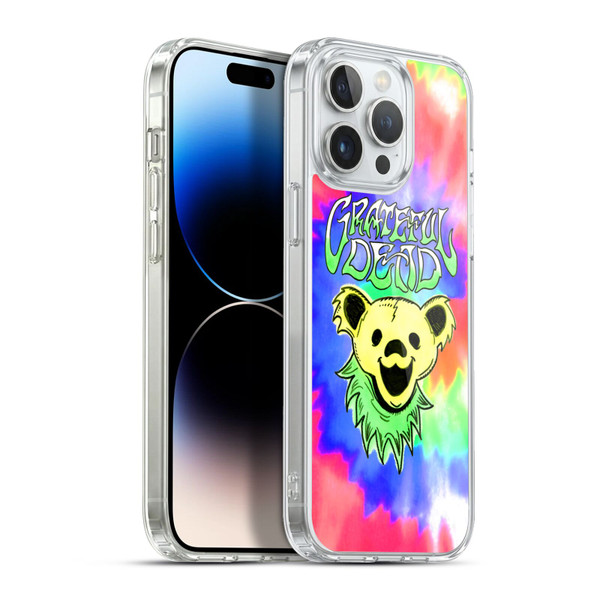 Grateful Dead Trends Bear Tie Dye Soft Gel Case for Apple iPhone 13 Pro Max & MagSafe