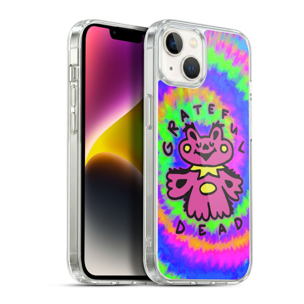 Grateful Dead Trends Dancing Bear Colorful Soft Gel Case for Apple iPhone 14 Plus & MagSafe