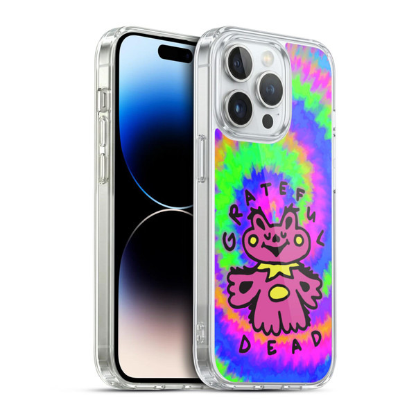 Grateful Dead Trends Dancing Bear Colorful Soft Gel Case for Apple iPhone 14 Pro & MagSafe