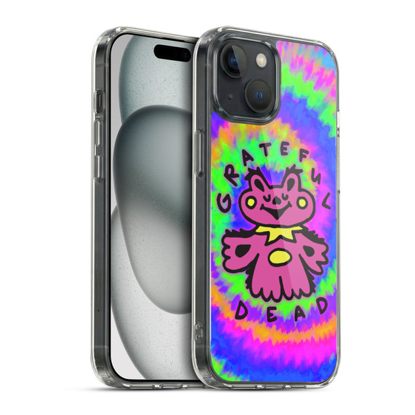 Grateful Dead Trends Dancing Bear Colorful Soft Gel Case for Apple iPhone 15 & MagSafe