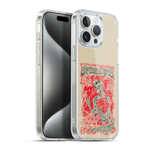 Grateful Dead Trends Forever Grateful Soft Gel Case for Apple iPhone 15 Pro Max & MagSafe