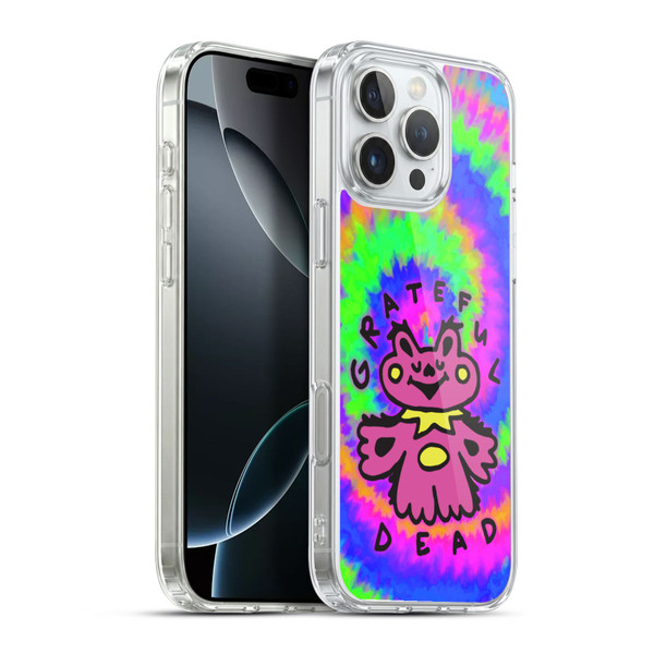 Grateful Dead Trends Dancing Bear Colorful Soft Gel Case for Apple iPhone 16 Pro Max & MagSafe