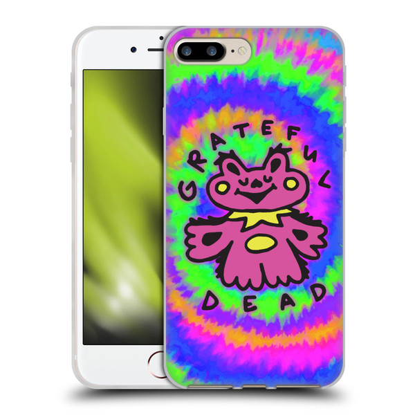 Grateful Dead Trends Dancing Bear Colorful Soft Gel Case for Apple iPhone 7 Plus / iPhone 8 Plus & MagSafe