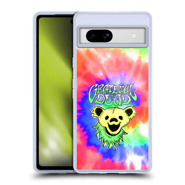 Grateful Dead Trends Bear Tie Dye Soft Gel Case for Google Pixel 7a
