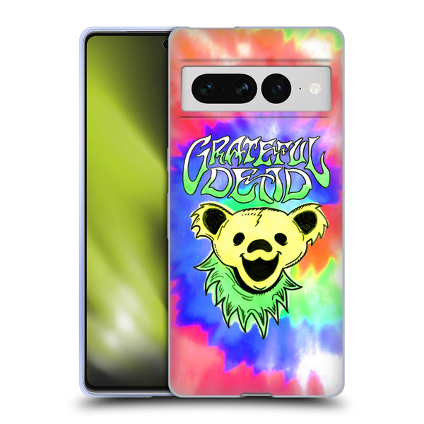 Grateful Dead Trends Bear Tie Dye Soft Gel Case for Google Pixel 7 Pro