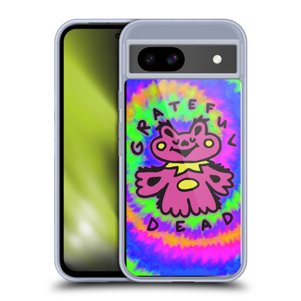 Grateful Dead Trends Dancing Bear Colorful Soft Gel Case for Google Pixel 8a
