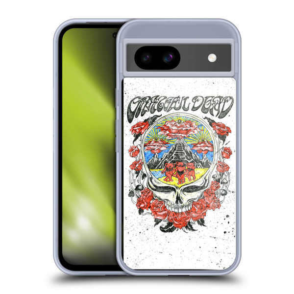 Grateful Dead Trends Rose Soft Gel Case for Google Pixel 8a