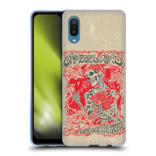 Grateful Dead Trends Forever Grateful Soft Gel Case for Samsung Galaxy A02/M02 (2021)