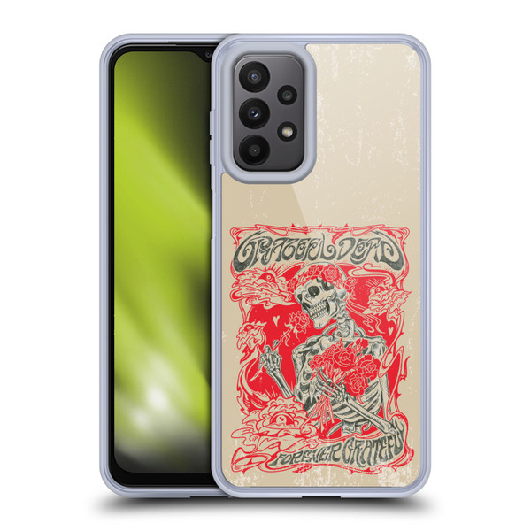 Grateful Dead Trends Forever Grateful Soft Gel Case for Samsung Galaxy A23 / 5G (2022)
