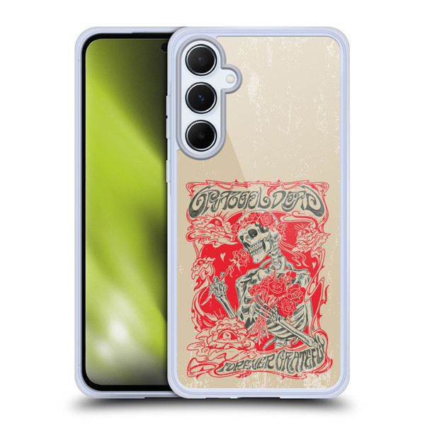 Grateful Dead Trends Forever Grateful Soft Gel Case for Samsung Galaxy A55 5G