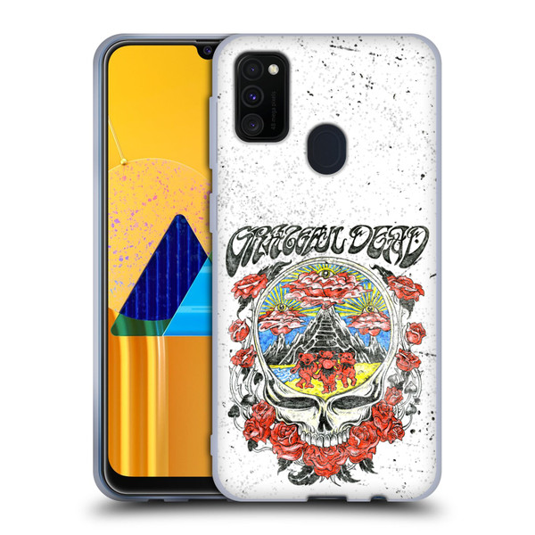 Grateful Dead Trends Rose Soft Gel Case for Samsung Galaxy M30s (2019)/M21 (2020)