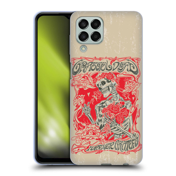 Grateful Dead Trends Forever Grateful Soft Gel Case for Samsung Galaxy M33 (2022)