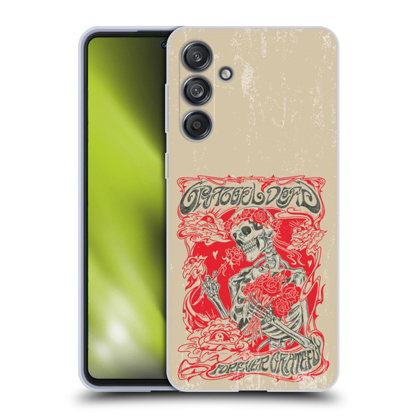 Grateful Dead Trends Forever Grateful Soft Gel Case for Samsung Galaxy M55 5G