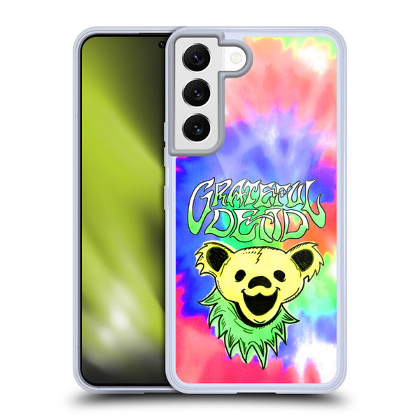 Grateful Dead Trends Bear Tie Dye Soft Gel Case for Samsung Galaxy S22 5G & MagSafe
