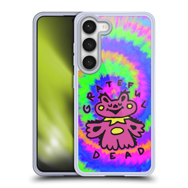 Grateful Dead Trends Dancing Bear Colorful Soft Gel Case for Samsung Galaxy S23 5G & MagSafe