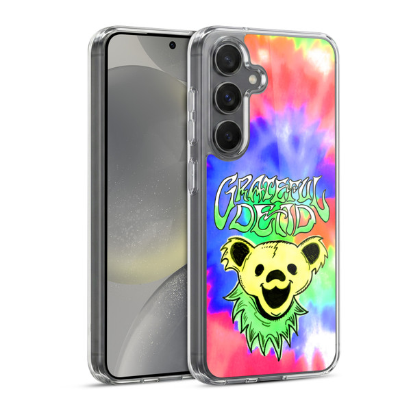 Grateful Dead Trends Bear Tie Dye Soft Gel Case for Samsung Galaxy S24 5G & MagSafe