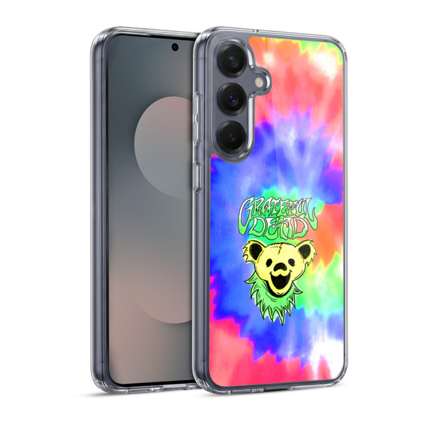 Grateful Dead Trends Bear Tie Dye Soft Gel Case for Samsung Galaxy S25 & MagSafe