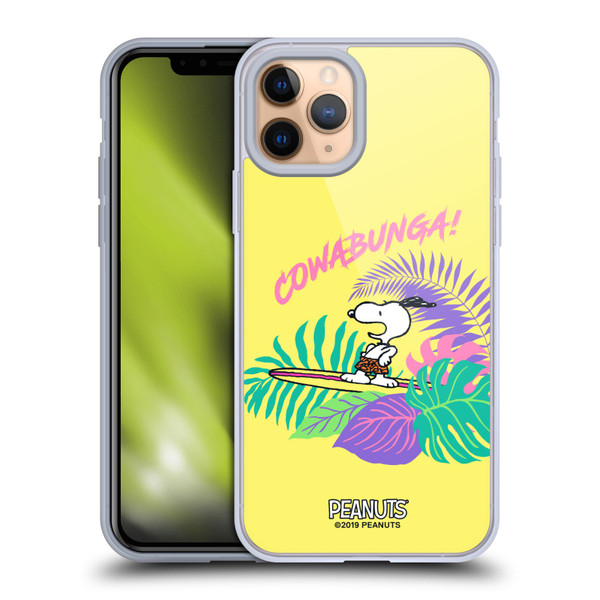 Peanuts Snoopy Aloha Disco Cowabunga! Soft Gel Case for Apple iPhone 11 Pro & MagSafe