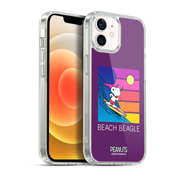 Peanuts Snoopy Aloha Disco Beach Beagle Soft Gel Case for Apple iPhone 12 / iPhone 12 Pro & MagSafe