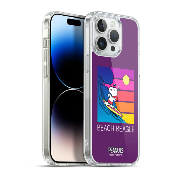 Peanuts Snoopy Aloha Disco Beach Beagle Soft Gel Case for Apple iPhone 13 Pro Max & MagSafe