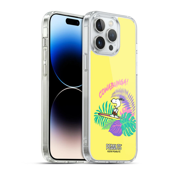 Peanuts Snoopy Aloha Disco Cowabunga! Soft Gel Case for Apple iPhone 14 Pro Max & MagSafe