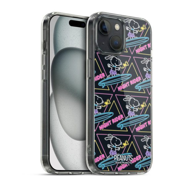 Peanuts Snoopy Aloha Disco Night Rider Soft Gel Case for Apple iPhone 15 & MagSafe