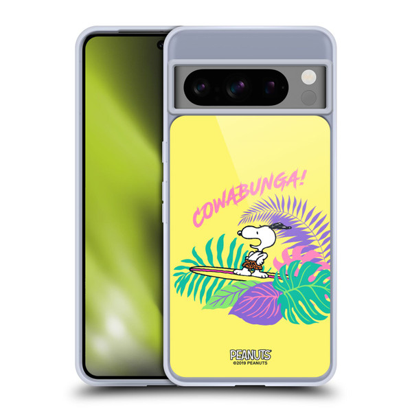 Peanuts Snoopy Aloha Disco Cowabunga! Soft Gel Case for Google Pixel 8 Pro